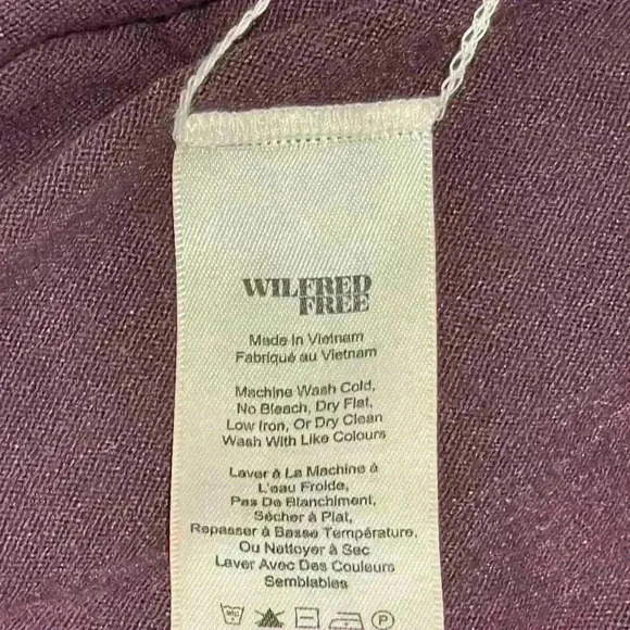 Aritzia  Wilfred Free Plum Trapeze tank top size xxs - Picture 4 of 5